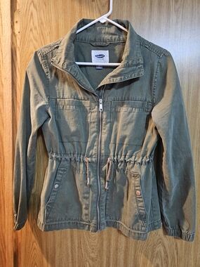 Old Navy Women's Olive Green Utility Jacket - XS